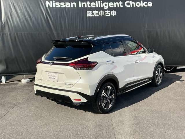 キックス X 1.2 X (e-POWER) SOSコール LEDヘッドライト エマジェンシ-ブレ-キ アランドビュ-モニタ- オ-トマチックハイビ-ム(2枚目)