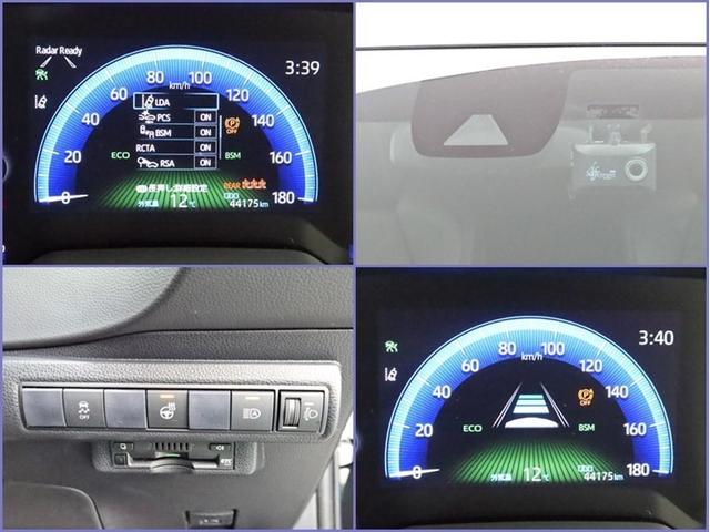 トヨタの安全装備ＴＳＳです。衝突被害軽減ブレーキシステム、車線逸脱予防機能、オートマチックハイビームが付いています。機能を過信されないよう、安全運転でお願い致します！