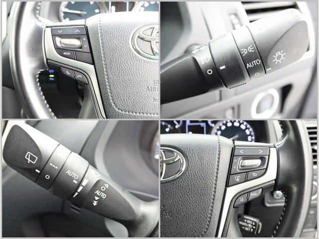 ランドクルーザープラド ＴＸ　Ｌパッケージ　ムーンルーフ　ＳＤナビ　フルセグ　Ｂモニター　ドラレコ　衝突被害軽減システム　ＥＴＣ　電動革シート　サイドバイザー　クリアランスソナー　シートヒーター　ＬＥＤ　ＦＯＧ　ＡＷ　オートライト　ワンオーナー（18枚目）