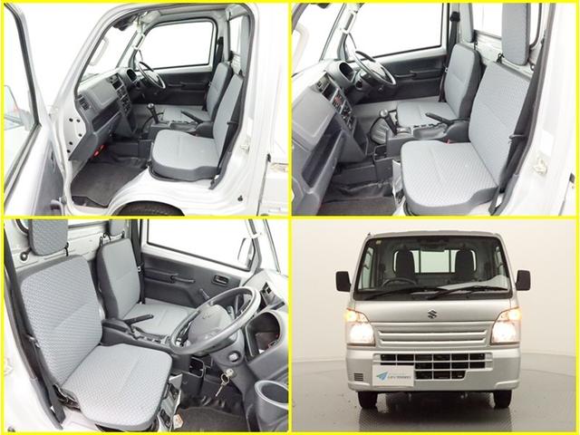 キャリイトラック KCエアコン・パワステ 衝突被害軽減システム AM/FMラジオ マニュアルエアコン パワーステアリング デュアルエアバッグ ABS 横滑り防止 ハロゲンヘッドライト オートライト マッドガード 最大積載量350キロ 三方開き(21枚目)