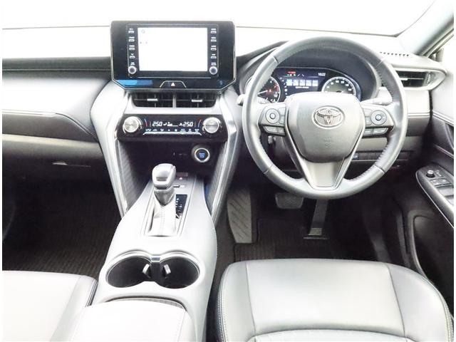 ハリアー Ｇ　ナビ　バックカメラ　ドラレコ　衝突被害軽減システム　ＥＴＣ　電動シート　スマートキー　ＬＥＤ　ＦＯＧ　クルコン　アルミ　サイドバイザー　クリアランスソナー　パワーバックドア　オートライト　ワンオーナー（5枚目）