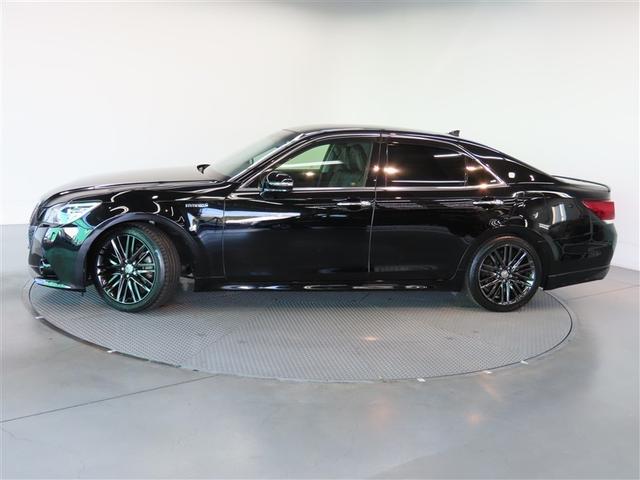 クラウンハイブリッド アスリートS 革シート ハイブリッド ナビ&TV HDDナビ フルセグ バックカメラ DVD再生 ミュージックプレイヤー接続可 衝突被害軽減システム ETC 電動シート スマートキー HIDヘッドライト キーレス(4枚目)