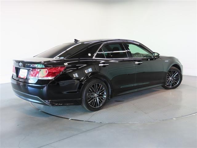 クラウンハイブリッド アスリートS 革シート ハイブリッド ナビ&TV HDDナビ フルセグ バックカメラ DVD再生 ミュージックプレイヤー接続可 衝突被害軽減システム ETC 電動シート スマートキー HIDヘッドライト キーレス(5枚目)