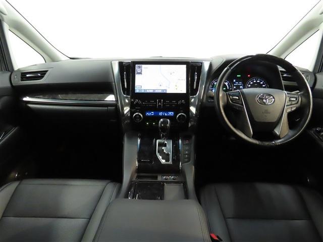 アルファードハイブリッド ＳＲ　Ｃパッケージ　４ＷＤ　サンルーフ　ハイブリッド　ナビ＆ＴＶ　両側電動スライド　メモリーナビ　フルセグ　後席モニター　バックカメラ　ＤＶＤ再生　ミュージックプレイヤー接続可　衝突被害軽減システム　ＥＴＣ　３列シート（12枚目）