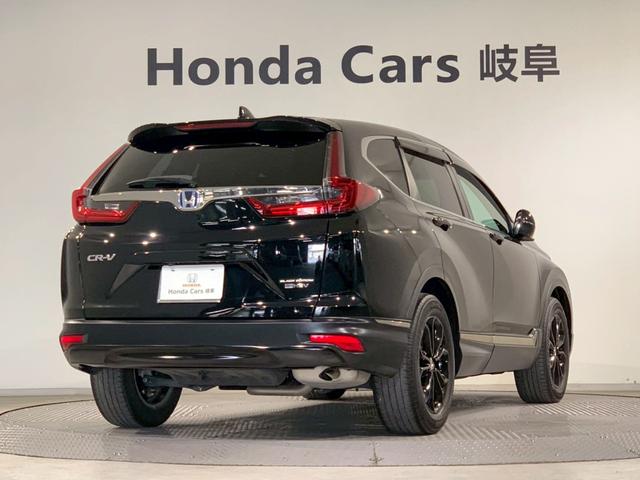 ＣＲ－Ｖハイブリッド ｅ：ＨＥＶＥＸ・ブラックエディション　フルセグＴＶ　電動リアゲート　ＡＷ　シートヒーター　衝突被害軽減ブレーキ　ハンズフリーパワーテールゲート　禁煙車　キーレス　ＬＥＤヘッドライト　ＤＶＤ再生　エアバッグ　インテリキー　電動シート　ＥＴＣ（2枚目）