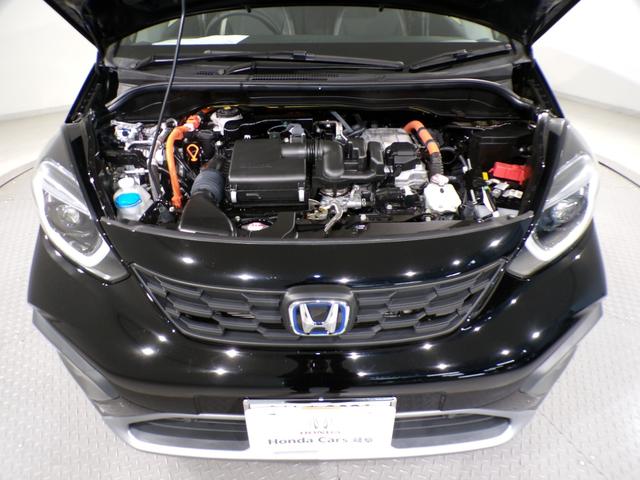 フィット ｅ：ＨＥＶクロスター　Ｂｌｕｅｔｏｏｔｈ接続ドラレコＥＴＣインターナビフルセグＴＶ純正アルミホイールスマートキー　ワンセグＴＶ　衝突回避システム　禁煙　１オーナー　フルオートエアコン　整備記録簿　前後センサー　ＬＥＤランプ（59枚目）