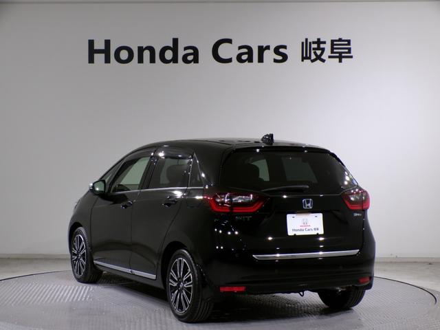 フィット e:HEVリュクス Bluetooth接続シートヒータードラレコETC本革シートインターナビフルセグTV純正アルミホイールスマートキー 誤発進抑制機能 Iオーナー リアカメラ ETC付 LED クルーズコントロール 禁煙(50枚目)