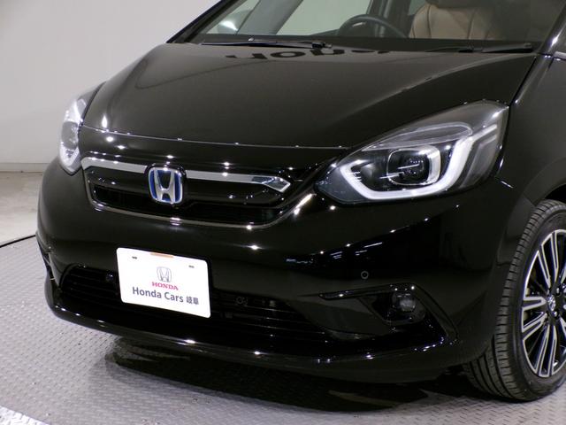 フィット e:HEVリュクス Bluetooth接続シートヒータードラレコETC本革シートインターナビフルセグTV純正アルミホイールスマートキー 誤発進抑制機能 Iオーナー リアカメラ ETC付 LED クルーズコントロール 禁煙(55枚目)