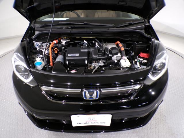 フィット e:HEVリュクス Bluetooth接続シートヒータードラレコETC本革シートインターナビフルセグTV純正アルミホイールスマートキー 誤発進抑制機能 Iオーナー リアカメラ ETC付 LED クルーズコントロール 禁煙(61枚目)