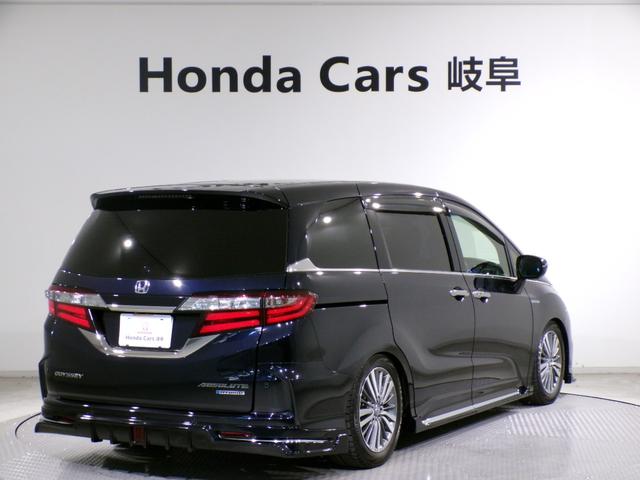 オデッセイハイブリッド ハイブリッドアブソルート・EXホンダセンシング Bluetooth接続全周囲カメラ電動シートシートヒーター両側電動スライドドアドラレコETCインターナビフルセグTV純正アルミホイールスマートキー 衝突被害軽減S Bカメラ PWシート LEDライト(2枚目)