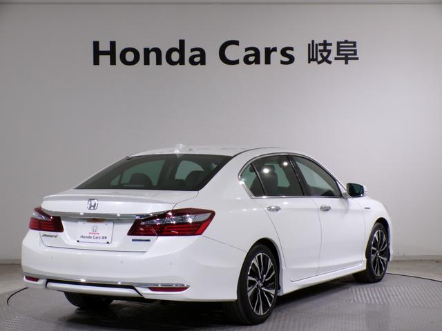 アコードハイブリッド ＥＸ　Ｂｌｕｅｔｏｏｔｈ接続全周囲カメラ電動シートシートヒータードラレコＥＴＣ本革シートインターナビフルセグＴＶ純正アルミホイールスマートキー　バックモニター　Ｐシート　サイドカーテンエアバック　記録簿（2枚目）