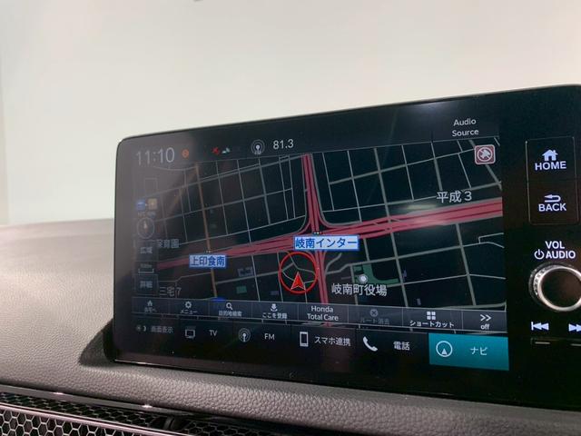 シビック ＥＸ　ＭＴ　シートヒーター　ＡＷ　ドラレコ　Ｒカメ　パーキングセンサー　衝突被害軽減ブレーキ　スマートキーシステム　１オーナー車　禁煙　ＬＥＤライト　地デジフルセグ　ナビＴＶ　シートＨ　オートエアコン（4枚目）