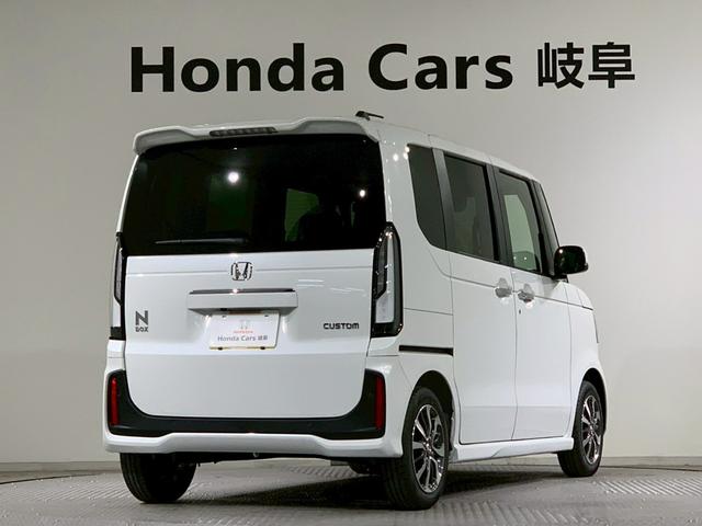 Ｎ－ＢＯＸカスタム ベースグレード　両側電動スライドドア　シートヒーター　Ｗ電動ドア　ＣＭＢＳ　禁煙　１オーナー　オートエアコン　スマートキ　ＬＥＤ　盗難防止装置　クルコン　バックカメラ　パワーステアリング　エアバッグ　ＥＳＣ　ＡＢＳ（2枚目）