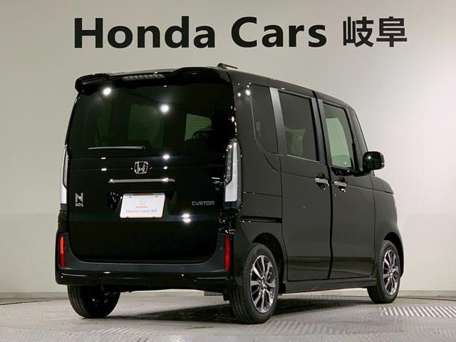Ｎ－ＢＯＸカスタム ベースグレード　両側電動スライドドア　シートヒーター　ＡＷ　Ｗ電動ドア　ＣＭＢＳ　禁煙　１オーナー　オートエアコン　スマートキ　ＬＥＤ　盗難防止装置　クルコン　バックカメラ　パワーステアリング　エアバッグ　ＥＳＣ（2枚目）
