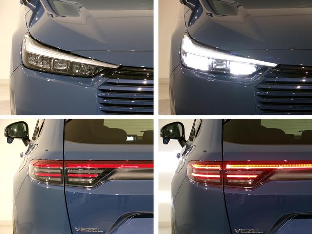 ヴェゼル ｅ：ＨＥＶＺ　Ｂｌｕｅｔｏｏｔｈ接続電動リアゲートシートヒーターワイヤレス充電器ドラレコＥＴＣインターナビフルセグＴＶ純正アルミホイールスマートキー　衝突回避支援ブレーキ機能　１オナ　スマキ　Ｐトランク　Ｄレコ（55枚目）