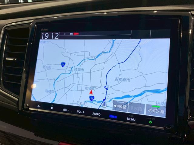 オデッセイハイブリッド ハイブリッドアブソルート・ＥＸホンダセンシング　両側電動スライドドア　フルセグ　メモリナビ　衝突被害軽減Ｓ　Ｂカメラ　ＰＷシート　ＬＥＤライト　地上デジタル　３列シート　ドライブレコーダ　オートクルーズ　オートエアコン　ＵＳＢ　ＥＳＣ　オットマン（4枚目）