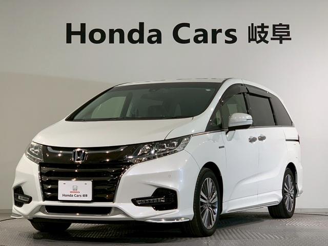 オデッセイハイブリッド ハイブリッドアブソルート・ＥＸホンダセンシング　両側電動スライドドア　フルセグ　メモリナビ　衝突被害軽減Ｓ　Ｂカメラ　ＰＷシート　ＬＥＤライト　地上デジタル　３列シート　ドライブレコーダ　オートクルーズ　オートエアコン　ＵＳＢ　ＥＳＣ　オットマン（32枚目）