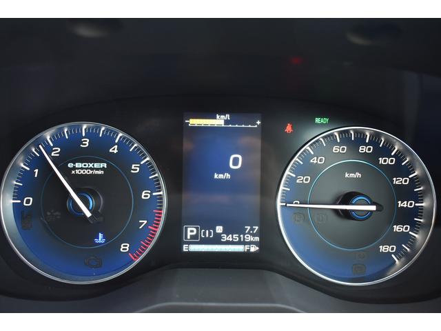 ＸＶ アドバンス　元社用車　純正ナビ　本革シート　ルーフレール　ブルーレイ／ＤＶＤ再生　フロント・サイド・リアカメラ　全車追従クルーズコントロール　中央車線維持　車線逸脱防止機能　側方警戒システム　後退時ブレーキアシスト　Ｘ－ＭＯＤＥ（19枚目）