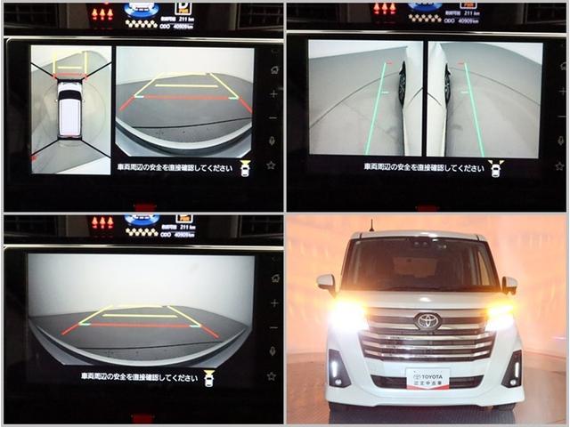 ルーミー カスタムＧ　両側電動スライド　ＤＡフルセグ　全方位モニター　ドラレコ　衝突被害軽減システム　ＥＴＣ　スマートキー　ＬＥＤ　ＦＯＧ　アイドリングストップ　ＡＷ　サイドバイザー　コーナーセンサー　オートライト　ＡＢＳ（10枚目）