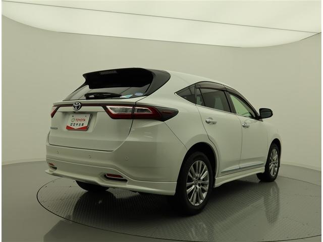 ハリアー プログレス　メタル　アンド　レザーパッケージ　ナビフルセグ　全方位モニター　ドラレコ衝突被害軽減システム　ＥＴＣ　電動シート　スマートキー　ＬＥＤ　ＦＯＧ　エアロ　サイドバイザー　クリアランスソナー　パワーバックドア　シートヒーター　オートライト（3枚目）