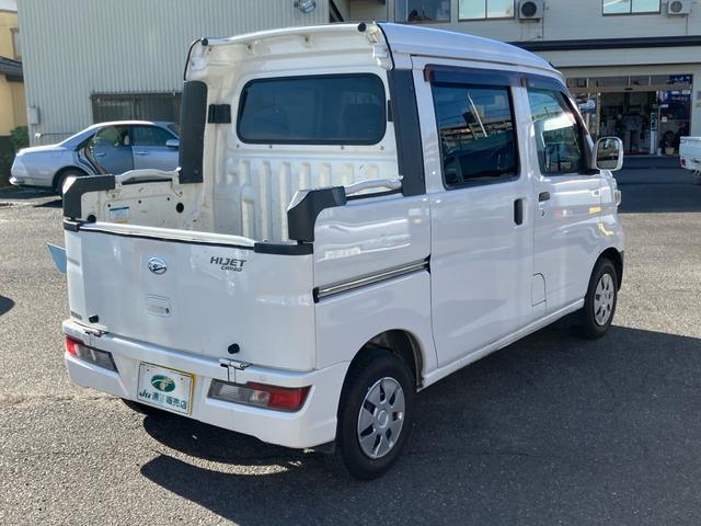 ハイゼットカーゴ デッキバンＧ　ＳＡＩＩＩ　４ＷＤ　ハイルーフ　衝突軽減ブレーキ　レーンキープアシスト　ＬＥＤヘッドライト　オートハイビーム　ＣＤ再生　電動格納ミラー（9枚目）