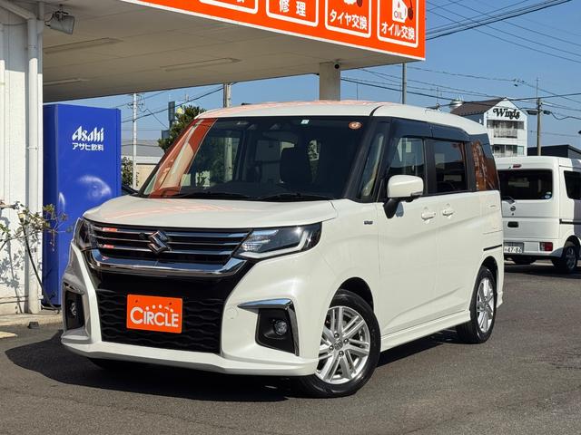 ソリオ ハイブリッドMZ 全周囲カメラ ナビ TV クリアランスソナー オートクルーズコントロール レーンアシスト 衝突被害軽減システム 両側電動スライドドア オートライト LEDヘッドランプ スマートキー(7枚目)