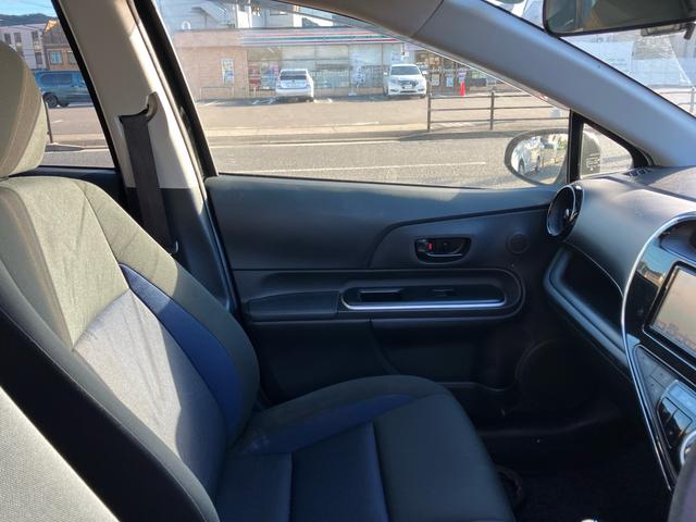 アクア Ｓ　ナビＴＶ　バックカメラ　アイドリングストップ　っキーレス（37枚目）