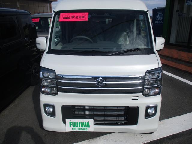 エブリイワゴン ＰＺターボスペシャル　２ＷＤ、スマートキー、衝突防止機能、車線逸脱警報、プッシュスタート、アイドリングストップ、両側スライドドア、ステアリングスイッチ、オートエアコン、オートライト、コーナーセンサー（3枚目）