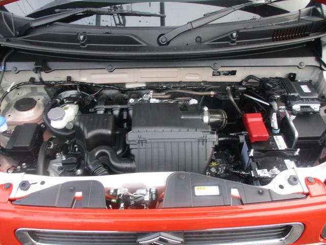 ハスラー ハイブリッドＧ　スマートキー、衝突防止機能、プッシュスタート、アイドリングストップ、ステアリングスイッチ、オートライト、オートエアコン、ＬＥＤヘッドライト、シートヒーター、届出済未使用車、走行距離５ｋｍ（56枚目）