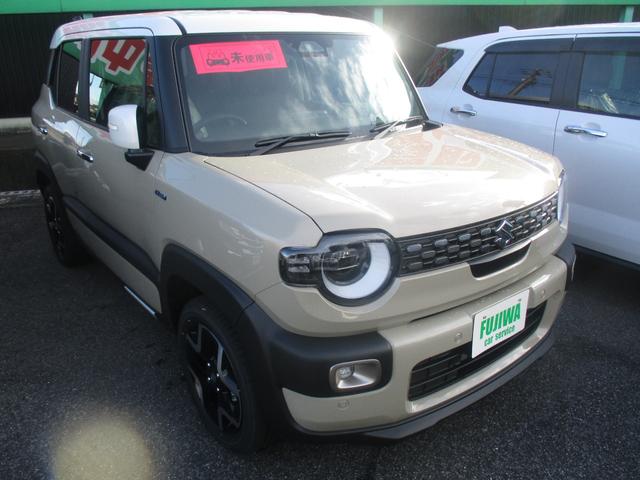 クロスビー ハイブリッドＭＺ　スマートキー、衝突防止機能、プッシュスタート、アイドリングストップ、ステアリングスイッチ、オートライト、オートエアコン、ＬＥＤヘッドライト、シートヒーター、電動パーキング、セーフティサポート搭載車（3枚目）