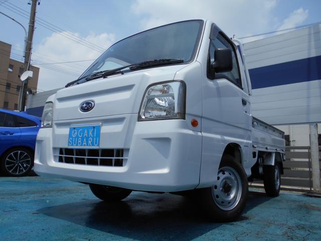 サンバートラック ＴＢ　５速ＭＴ　切替式４ＷＤ　禁煙車　タイヤ４本新品　エアコン　パワステ　エアバッグ　シガーソケット　マット　バイザー　スバルオリジナルサンバー　最終モデル（2枚目）