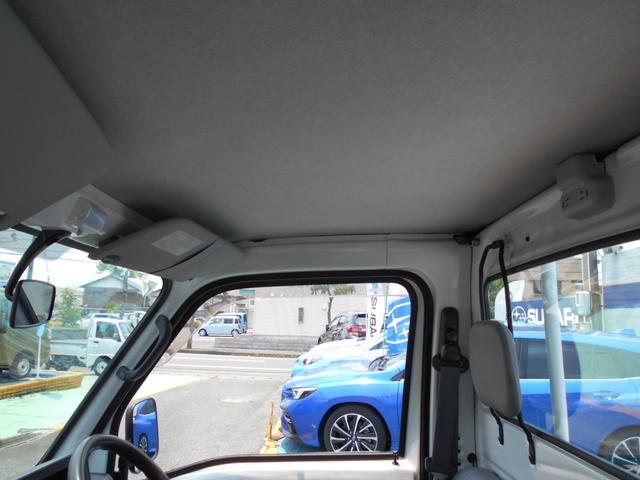 サンバートラック ＴＢ　５速ＭＴ　切替式４ＷＤ　禁煙車　タイヤ４本新品　エアコン　パワステ　エアバッグ　シガーソケット　マット　バイザー　スバルオリジナルサンバー　最終モデル（64枚目）