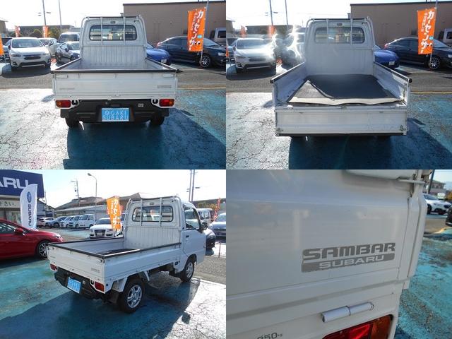 サンバートラック TC-SC スーパーチャージャー オートマ タイヤ4本新品 ワンオーナー エアコン パワステ パワーウィンド キーレス 社外アルミホイール トレーマット バイザー ゲートプロテクター スバルオリジナル 最終モデル(6枚目)