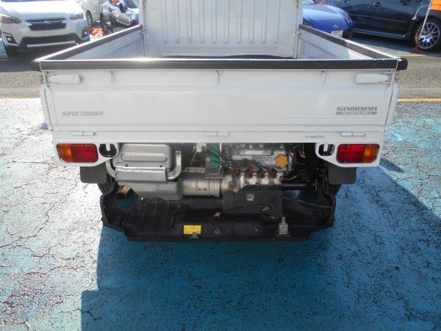 サンバートラック TC-SC スーパーチャージャー オートマ タイヤ4本新品 ワンオーナー エアコン パワステ パワーウィンド キーレス 社外アルミホイール トレーマット バイザー ゲートプロテクター スバルオリジナル 最終モデル(20枚目)