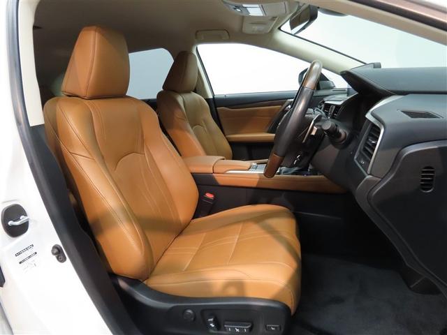 ＲＸ ＲＸ４５０ｈ　バージョンＬ　革シート　ハイブリッド　ナビ＆ＴＶ　メモリーナビ　フルセグ　バックカメラ　ＤＶＤ再生　ミュージックプレイヤー接続可　衝突被害軽減システム　ＥＴＣ　電動シート　スマートキー　ＬＥＤヘッドランプ　キーレス（10枚目）