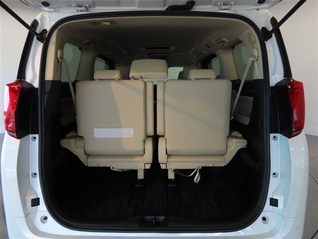 アルファード 2.5G ナビ&TV 両側電動スライド メモリーナビ フルセグ 後席モニター バックカメラ DVD再生 衝突被害軽減システム ETC 3列シート 電動シート スマートキー LEDヘッドランプ 乗車定員7人 CD(9枚目)