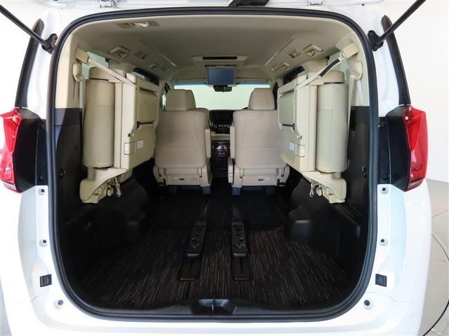 アルファード 2.5G ナビ&TV 両側電動スライド メモリーナビ フルセグ 後席モニター バックカメラ DVD再生 衝突被害軽減システム ETC 3列シート 電動シート スマートキー LEDヘッドランプ 乗車定員7人 CD(27枚目)