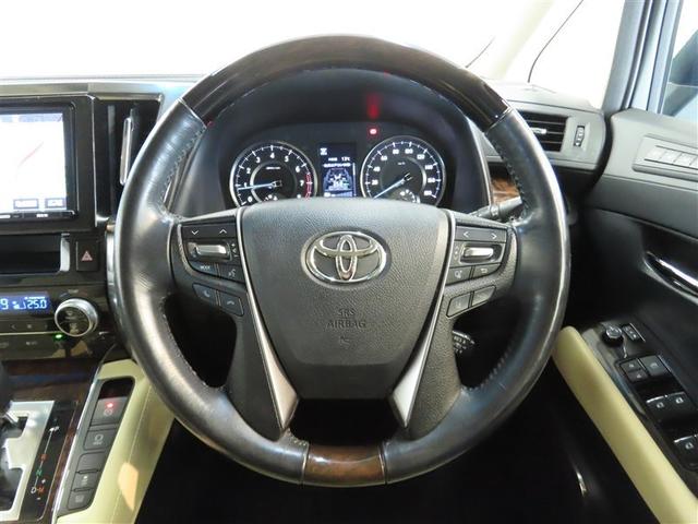 アルファード 2.5G ナビ&TV 両側電動スライド メモリーナビ フルセグ 後席モニター バックカメラ DVD再生 衝突被害軽減システム ETC 3列シート 電動シート スマートキー LEDヘッドランプ 乗車定員7人 CD(33枚目)