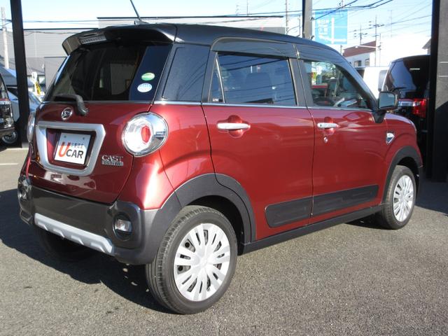 キャスト アクティバＸ　当社下取りワンオーナー　純正ＣＤオーディオ　横滑り防止装置　オートライト　オートエアコン　アイドリングストップ　プッシュスタート　スマートキー　セキュリティアラーム　ベンチシート（5枚目）