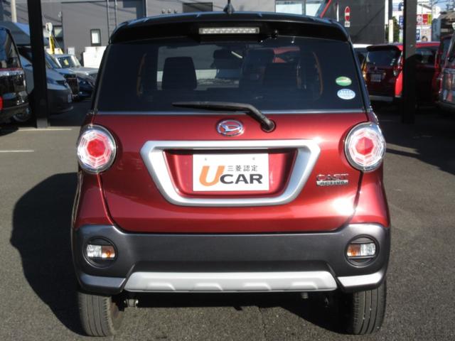 キャスト アクティバＸ　当社下取りワンオーナー　純正ＣＤオーディオ　横滑り防止装置　オートライト　オートエアコン　アイドリングストップ　プッシュスタート　スマートキー　セキュリティアラーム　ベンチシート（6枚目）