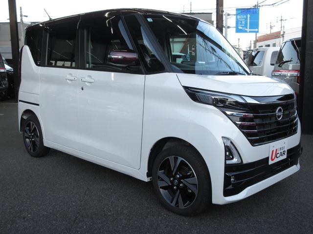 ルークス ハイウェイスター　Ｇターボプロパイロットエディション　４ＷＤ　ワンオーナー　純正９インチナビ（ＴＶ・ｍｉｃｒｏＳＤ・Ｂｌｕｅｔｏｏｔｈ）　全周囲カメラ　ＥＴＣ２．０　ナビ連動ドラレコ　リモコンエンジンスターター　両側電動スライド（ハンズフリー機能付き）（3枚目）