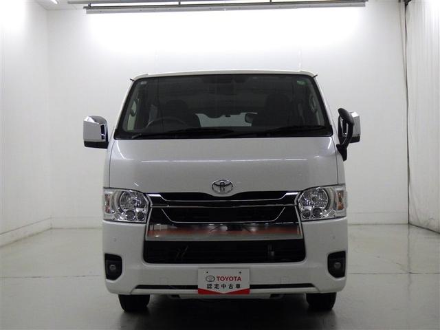 ハイエースバン ロングスーパーＧＬ　衝突被害軽減システム　メモリーナビ　フルセグ　バックカメラ　ＥＴＣ　ドラレコ　ＣＤ　ミュージックプレイヤー接続可　ＤＶＤ再生　ＬＥＤヘッドランプ　両側電動スライド　スマートキー　キーレス　ディーゼル（2枚目）