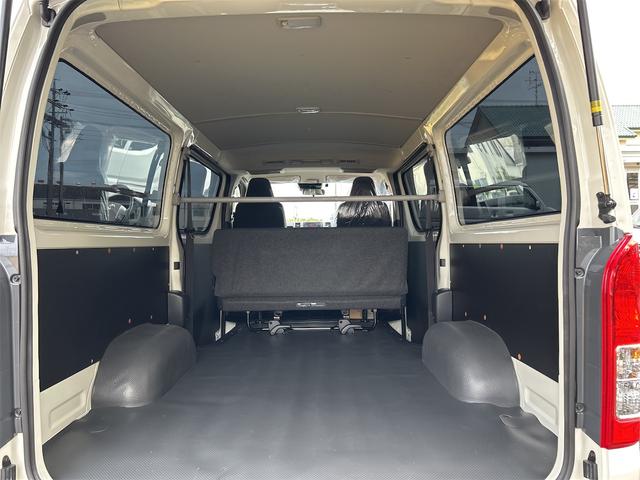 ハイエースバン ロングDX GLパッケージ ETC 全周囲カメラ ナビ TV クリアランスソナー レーンアシスト 衝突被害軽減システム 両側スライドドア オートマチックハイビーム オートライト 電動格納ミラー CD USB(26枚目)