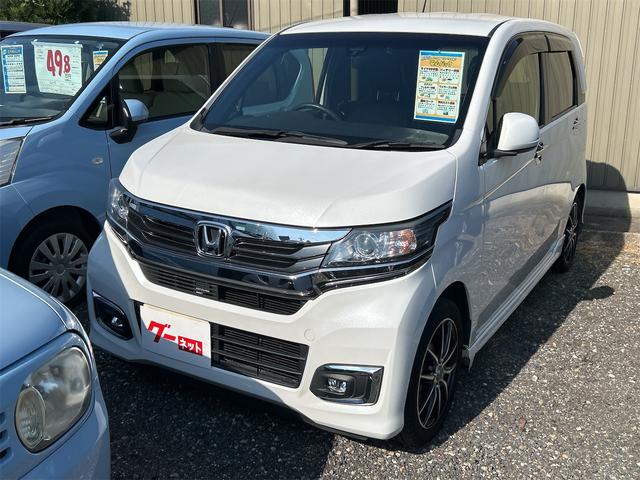 Ｎ－ＷＧＮカスタム Ｇ　ＳＳパッケージＩＩ　ＥＴＣ　バックカメラ　ナビ　ＴＶ　オートクルーズコントロール　衝突被害軽減システム　オートライト　ＨＩＤ　スマートキー　アイドリングストップ　電動格納ミラー　シートヒーター　ベンチシート　ＣＶＴ（2枚目）