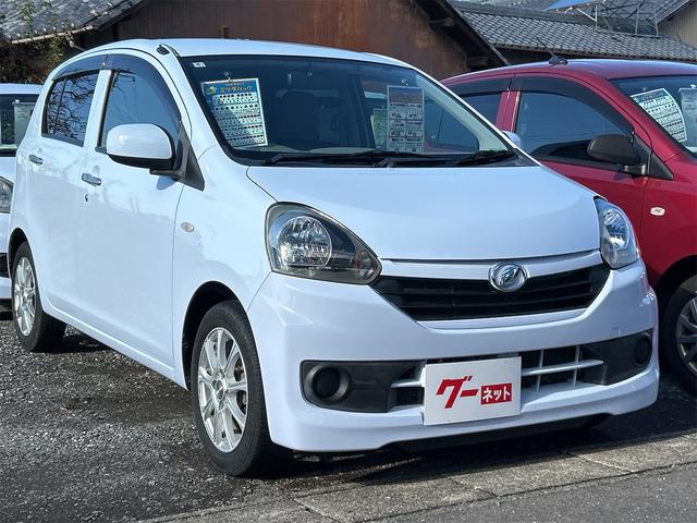 ミライース Ｌ　ＥＴＣ　ナビ　ＴＶ　キーレスエントリー　アイドリングストップ　ＣＶＴ　盗難防止システム　ＡＢＳ　ＣＤ　アルミホイール　衝突安全ボディ　エアコン　パワーステアリング　パワーウィンドウ　運転席エアバッグ（4枚目）