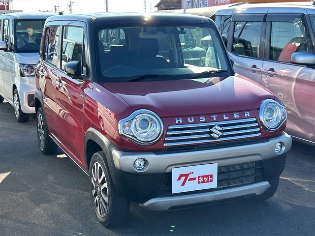 ハスラー ＪスタイルＩＩＩ　ドライブレコーダー　ナビ　ＴＶ　レーンアシスト　衝突被害軽減システム　オートライト　ＨＩＤ　ヘッドライトウォッシャー　スマートキー　アイドリングストップ　電動格納ミラー　シートヒーター　ベンチシート（5枚目）