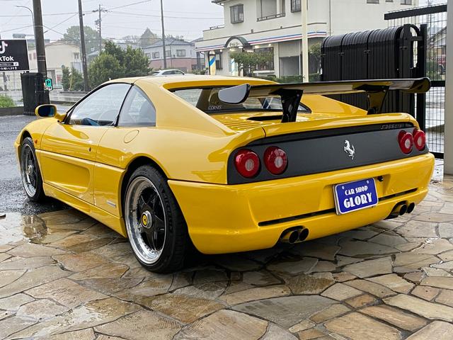 Ｆ３５５ ＧＴＳ　Ｄ車　ＸＲモデル　ＭＳレーシングマフラー　　チャレンジグリル　ブルーレザー　ハードトップ　社外リアウィング　社外ナビ　社外アルミ（ｓｐｅｅｄ　ｌｉｎｅ）１８インチ（純正有）社外ナビ（8枚目）