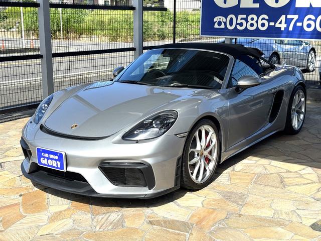 ７１８スパイダー ７１８スパイダー　Ｄ車　１年保証　ＧＴシルバーメタリック　ＧＴスポーツステアリング　ＰＤＬＳ　スポーツクロノＰＫＧ　スポーツエキゾースト　ＰＳＥコントローラー　Ｂカメラ（48枚目）