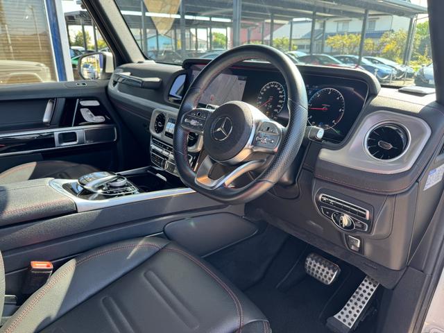 Gクラス G350d AMGライン D車 1年走行無制限保証 AMGライン ラグジュアリーPKG レーダーセーフティーPKG アダプティブダンピングシステム ブルメスターサウンド ガラスルーフ Bカメラ(16枚目)