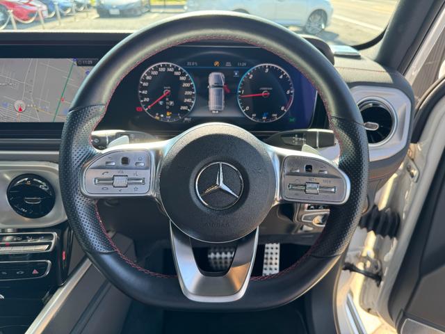 Gクラス G350d AMGライン D車 1年走行無制限保証 AMGライン ラグジュアリーPKG レーダーセーフティーPKG アダプティブダンピングシステム ブルメスターサウンド ガラスルーフ Bカメラ(17枚目)